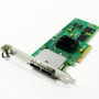 LSI LOGIC SAS3801E 3801E 3GB/S 8PORTS PCI-E X8 LOW PROFILE SAS CONTROLLER CARD.