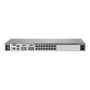 HP AF621A IP CONSOLE G2 SWITCH WITH VIRTUAL MEDIA AND CAC 2X1EX16 KVM SWITCH.