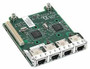 DELL FM487 BROADCOM 5720 QUAD PORT ETHERNET 1GBE RACK NETWORK DAUGHTER CARD.