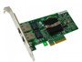 DELL G174P DUAL PORT PCI-E GIGABIT BOARD NETWORK CARD WITH STANDARD BRACKET.