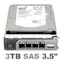 XD7XK Dell 3-TB 6G 7.2K 3.5 SAS w/F238F