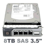 W6YC4 Dell 8-TB 12G 7.2K 3.5 SAS w/F238F
