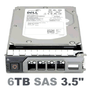 R69WP Dell 6-TB 12G 7.2K 3.5 SAS w/F238F