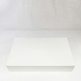 The 17" x 11" x 2 1/2" (17X size) white garment boxes are ecofriendly, 100% recyclable, made from recycled content and are biodegradable