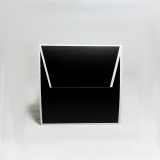 Gift card holders are a stylish way to package up your gift card. These black colored holders have an insert for the gift card to sit securely in. They're also ecofriendly, recyclable and reusable.
