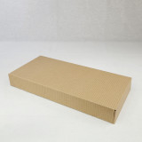 The 11 1/2" x 5 1/2" x 1 1/2" (2X size) kraft garment boxes are ecofriendly, 100% recyclable, made from recycled content and are biodegradable