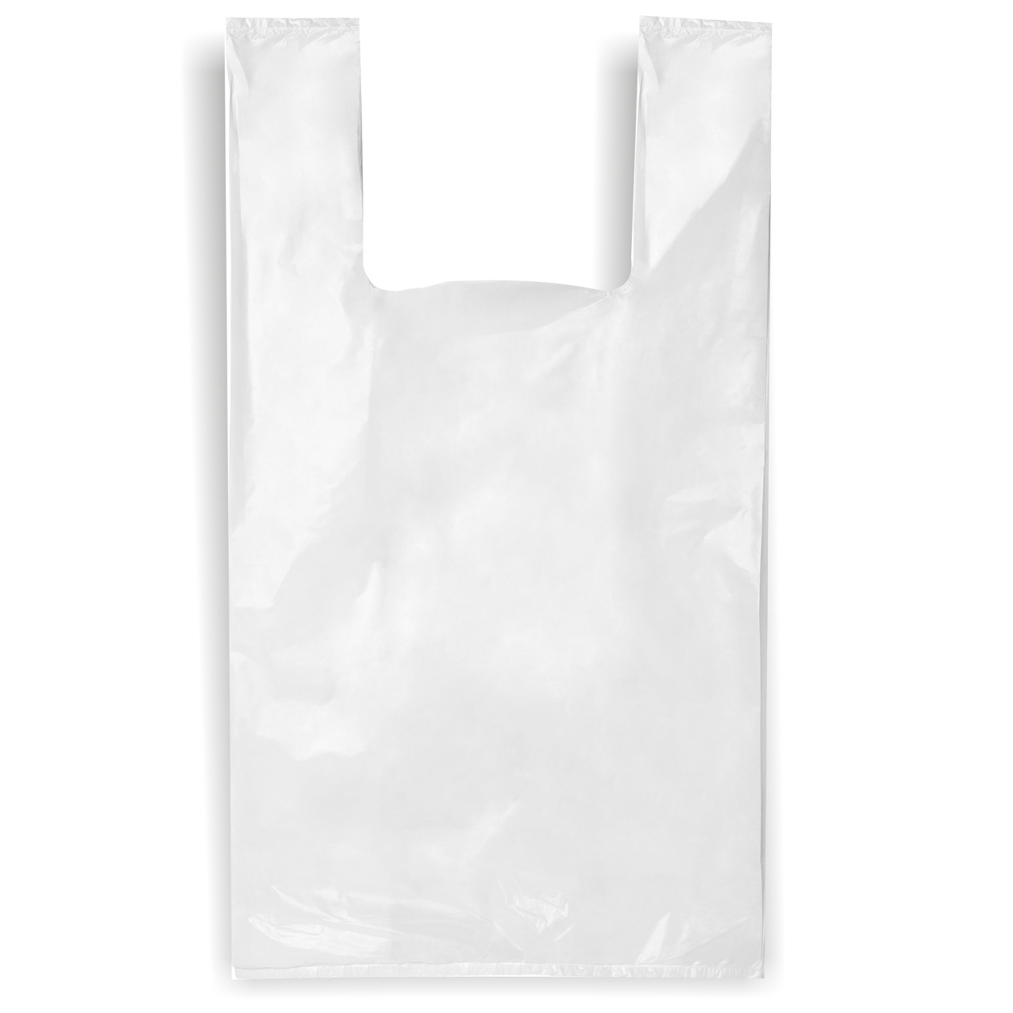 Buy 100 Large Plastic Grocery TShirt Bags  Plain White 12 x 6 x 21 by  JA Kitchens Online at desertcartINDIA