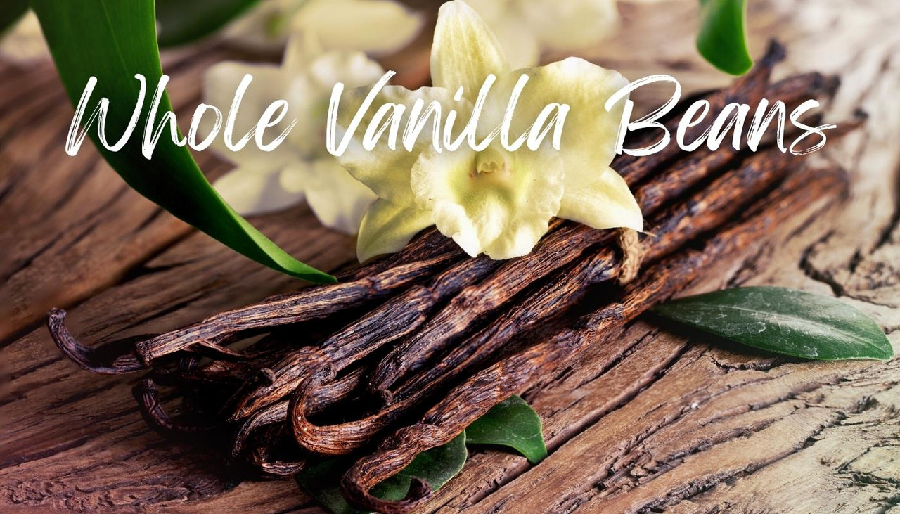 Pure Organic Non-GMO Tahitian and Madagascar Whole Vanilla Beans Vanilla Love USA Organic Whole Vanilla Bean Grade A & B