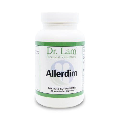 Allerdim (New and Improved!) by Dr. Lam - 120 Vegetarian Capsules - 1 Bottle