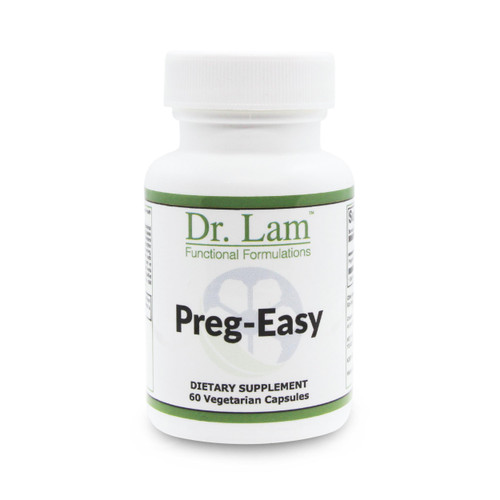 Preg-Easy by Dr. Lam - 60 Vegetarian Capsules - 1 Bottle