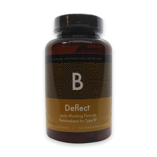 Deflect "B" by Right 4 Your Type - 120 Veggiecaps - 1 Bottle