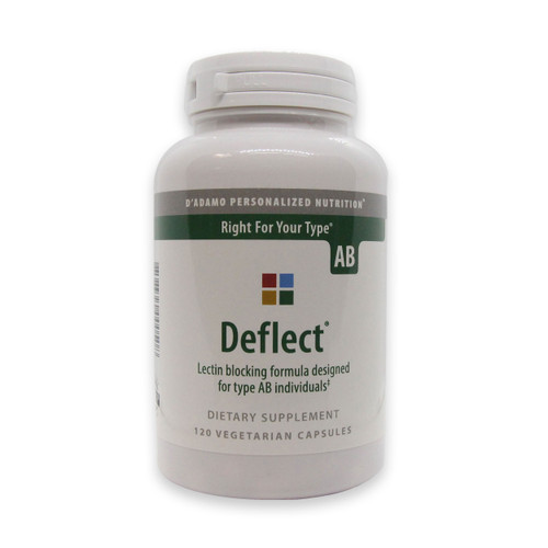 Deflect "AB" by Right 4 Your Type - 120 Veggiecaps - 1 Bottle