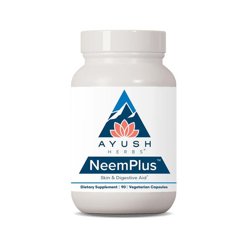 Neem Plusâ„¢ by Ayush Herbs - 90 Capsules - 1 Bottle Neem Plusâ„¢ by Ayush Herbs - 90 Capsules - 1 Bottle
