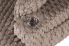 Plush Lounge Light Brown Soft Faux Fur Couch Sofa Living Room Chaise