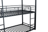 Felgu Triple Twin Metal BunkBed Black Finish Bed Frame