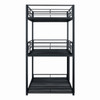 Felgu Triple Twin Metal BunkBed Black Finish Bed Frame