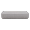 Casa Lerner Modern Light Grey Fabric Sofa Bed