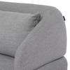 Casa Lerner Modern Light Grey Fabric Sofa Bed