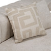 Casa Moreno Modern Beige Fabric 4-Seater Couch Sofa