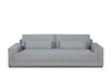 Casa Loki Modern Grey Fabric 4-Seat Couch Sofa