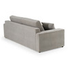 Casa Loki Modern Grey Fabric 3-Seat Couch Sofa