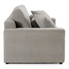 Casa Loki Modern Grey Fabric 3-Seat Couch Sofa