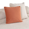 Modern Beige Fabric Curved Couch Sofa Sectional