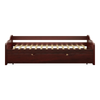 Twin Size Cherry Finish Twin Daybed Trundle Bed