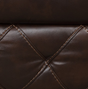 Furniture of America Brown Leatherette Diamond Stitching Manual Recliner Couch Loveseat NX6004BR-LV