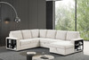 Furniture of America Beige Couch Sofa Bed Sectional Storage w/ Pull-Out Sleeper FM6966BG-SECT
