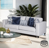 Furniture of America Harlow Light Gray Chenille Couch Sofa FM61008LG-SF