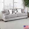 Furniture of America Mayfield Oversized Gray Couch Sofa SM1249-SF