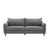 Furniture of America Grey Chenille Couch Sofa FM61004GY-SF