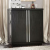 Espresso Hanging Stemware Rack Wine Rack Server