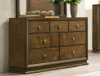 Furniture of America Kirkham 7-Drawer Dresser in Walnut - FM7213WN-D