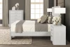 Furniture of America - Basilone Queen Bed in Rustic White