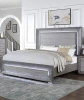 Furniture of America - Raiden Queen Bed in Gray