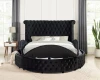Furniture of America - Sansom Queen Bed in Black