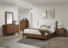 Furniture of America - Thusis Queen Bed in Walnut/Beige