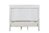 Furniture of America - Stella Mia Queen Panel Bed in Creamy White