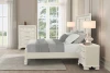 Furniture of America - Stella Mia Queen Panel Bed in Creamy White