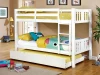 Furniture of America - Cameron Twin/Twin Bunk Bed in White