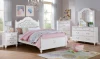 Furniture of America - Belva Twin Bed in White
