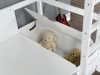 Furniture of America - Callistus Twin Workstation Loft Bed in White