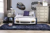 Furniture of America - Poe Twin Bed in White/Blue