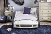 Furniture of America - Poe Twin Bed in White/Blue