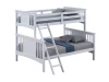 Furniture of America - Spring Creek Twin/Full Bunk Bed in White