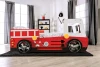 Furniture of America - Firestall Twin Bed in Red