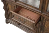 Furniture of America - Leovanni Hutch And Buffet in Dark Brown