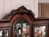 Furniture of America - Picardy Hutch & Buffet in Brown Cherry